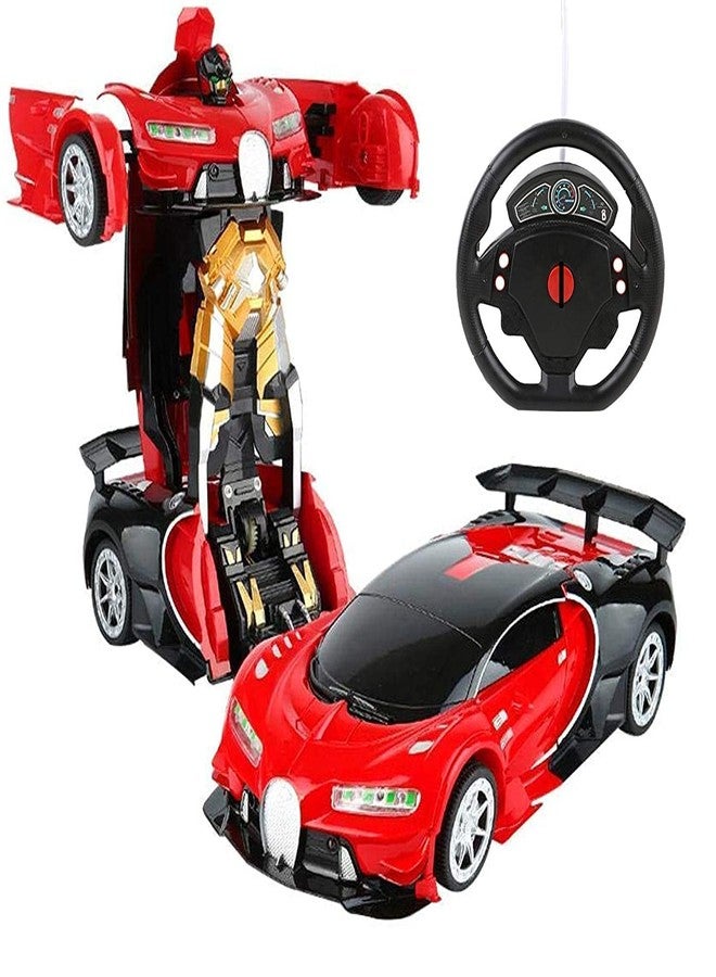 Amitasha Transform Remote Control Car 2-in-1 Convertible Steering Robot RC Car for Kids Boys Birthday Gift - Image 5